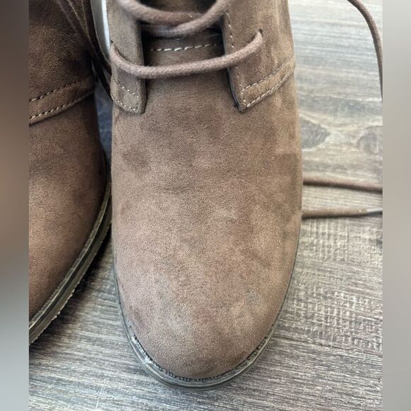 MIA Shawna Ankle Tie Booties Size 8 Women’s Brown Cottage - Picture 7 of 15